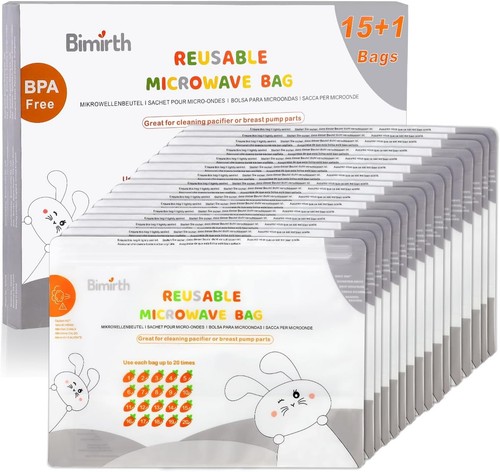 Baby bottle sterilizer bags - bottle,