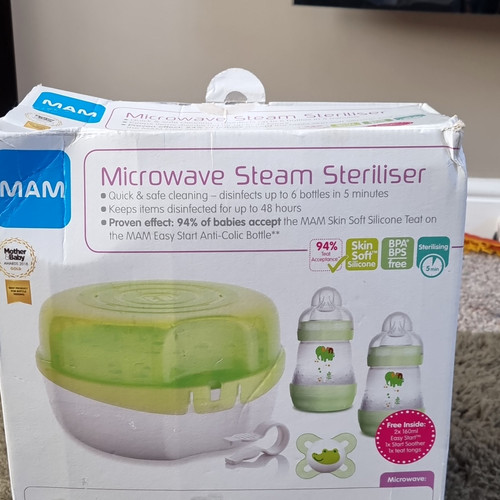 Mam microwave steam steriliser - microwave,