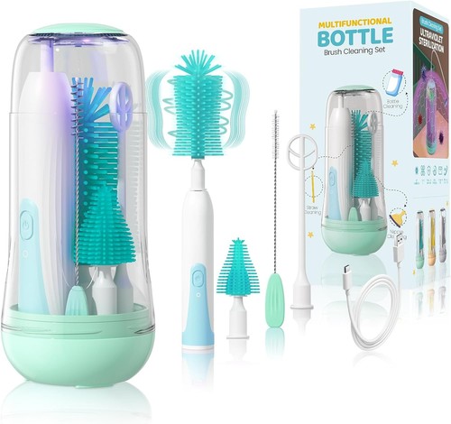 Electric baby bottle brush set - baby,