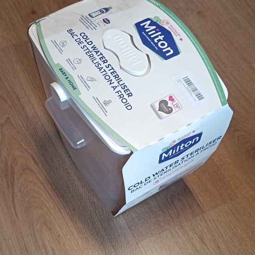 Milton cold water steriliser - water,